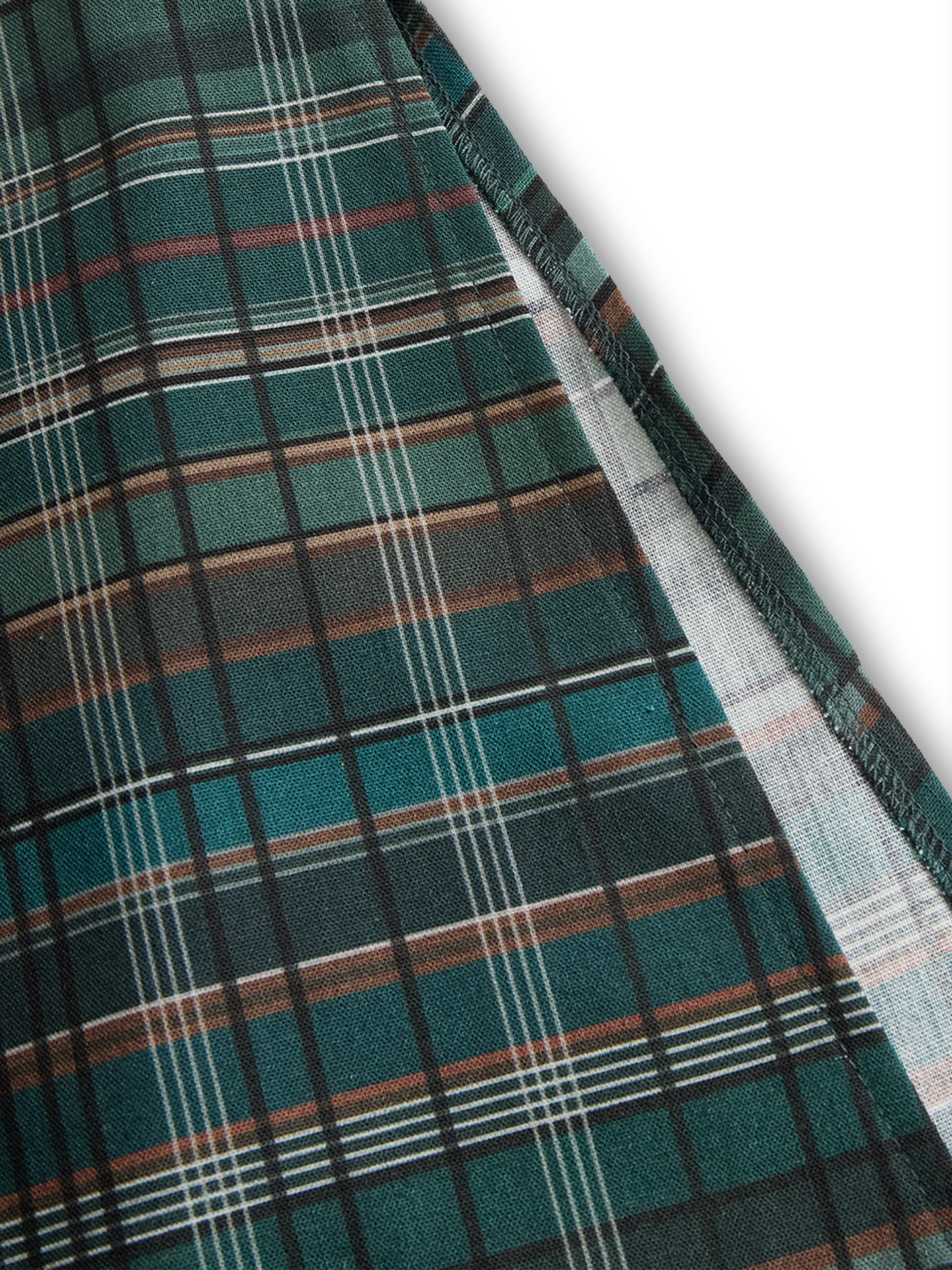 Clara’s™ | Effortless Plaid Shirt Maxi Dress
