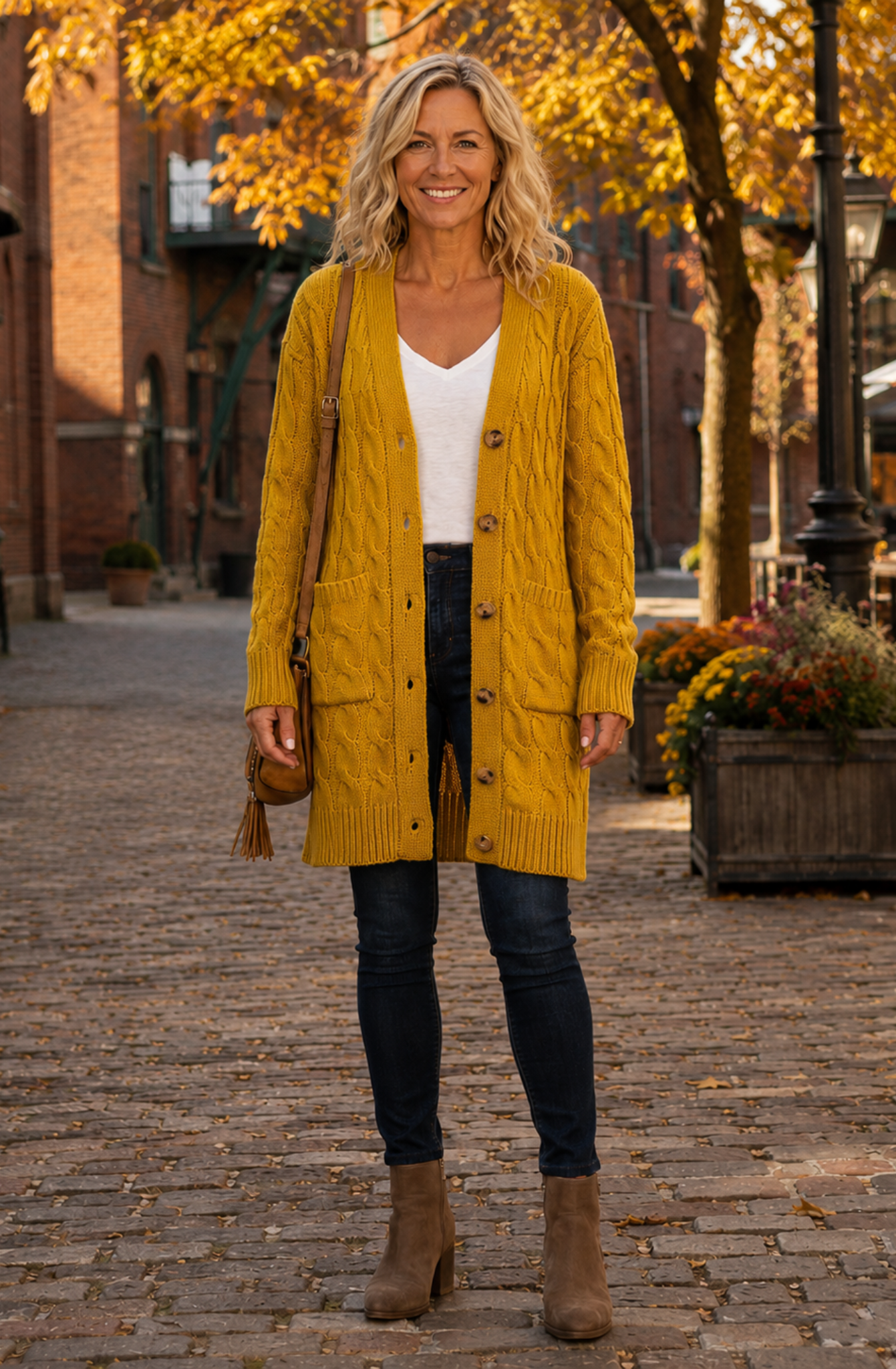Charlotte™ Cable Knit Long Cardigan
