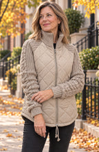 Sienna™ Quilted Knit Zip Jacket