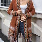 long boho vest