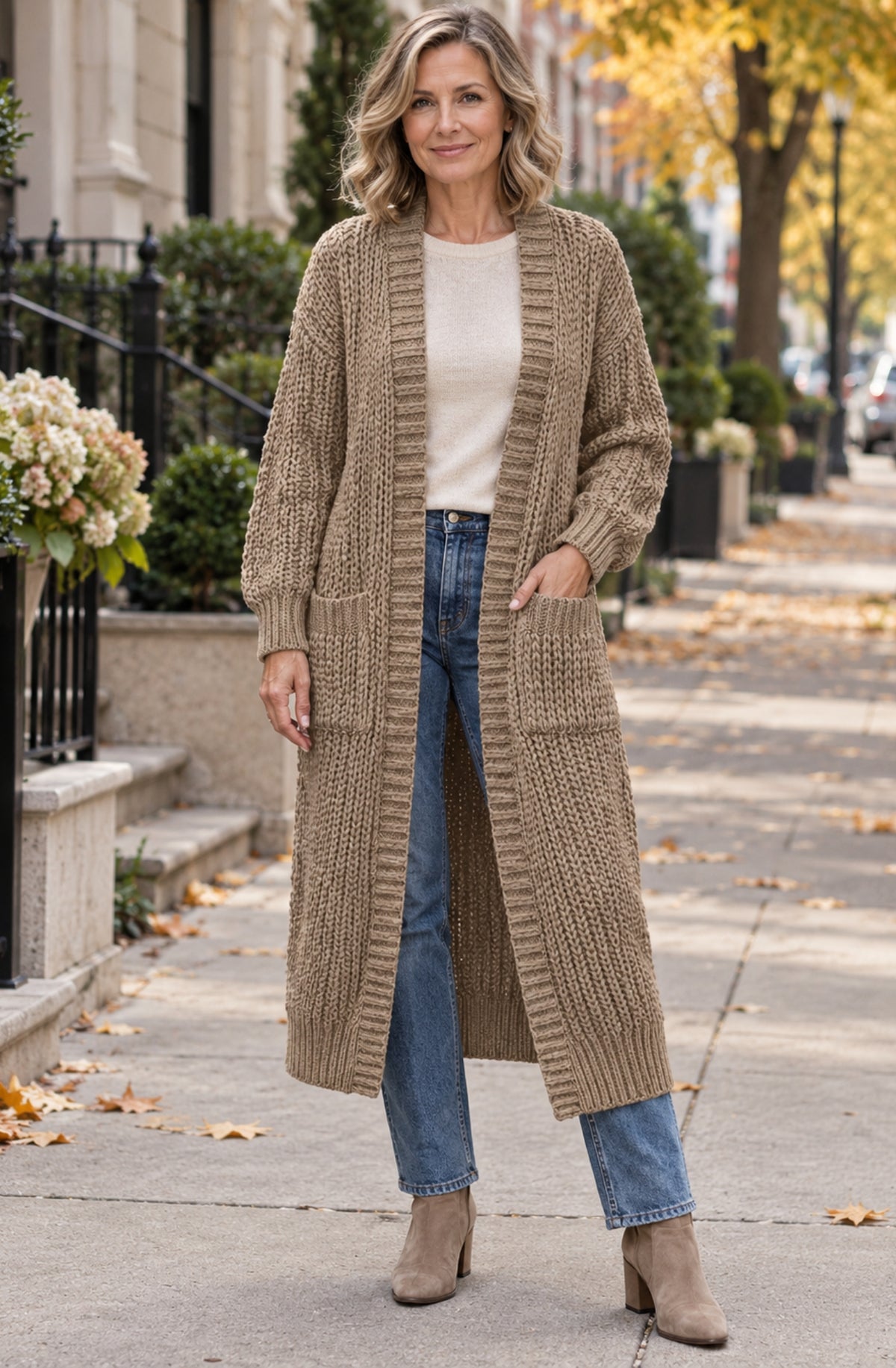 Marielle™ Longline Knit Cardigan