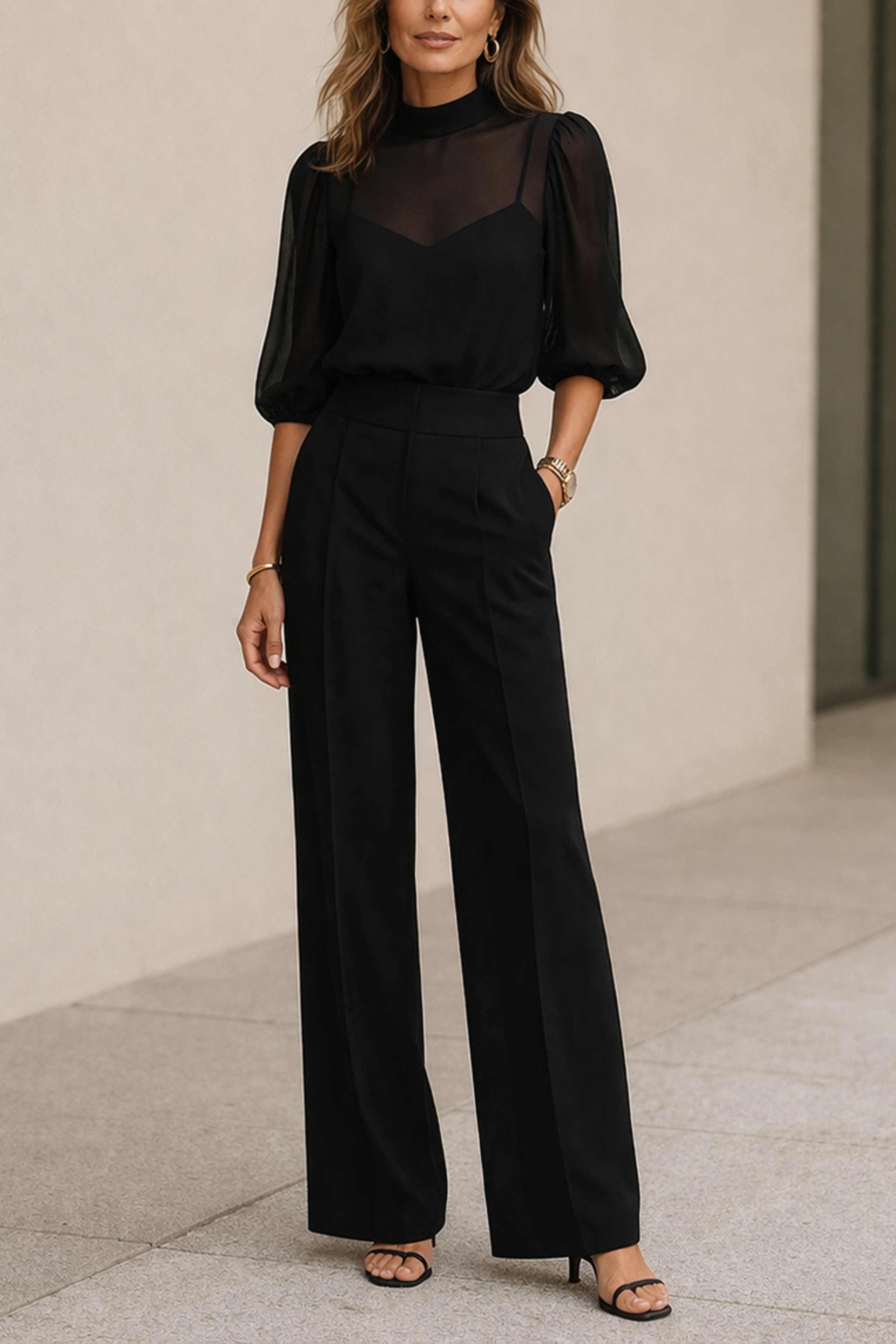 Elena’s™ | Effortless 3-Piece Wide-Leg Set