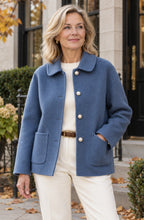 Marielle™ Pearl-Button Wool Jacket