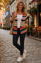 Maribel™ | Colourful Knit Cardigan