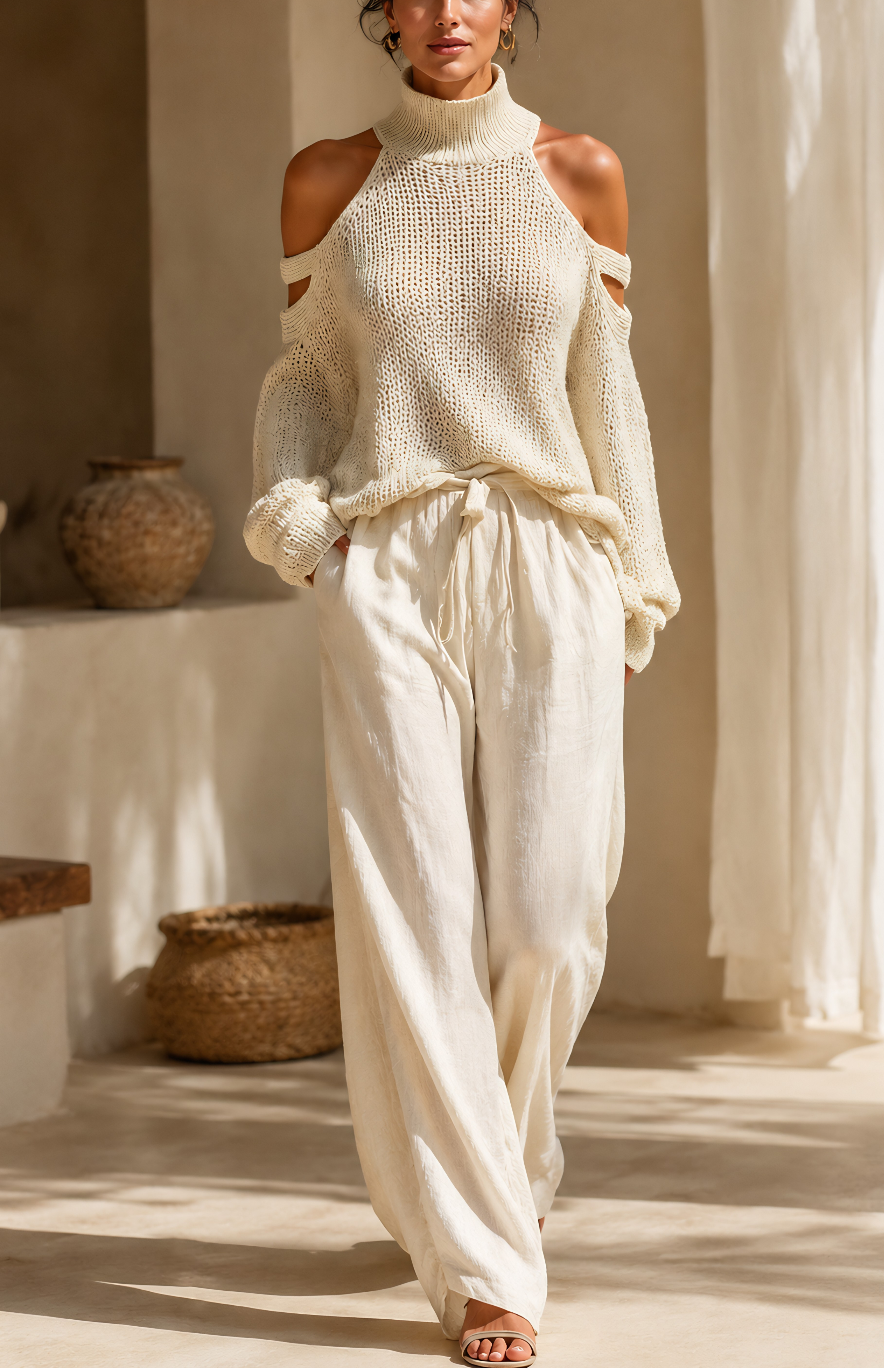 Elena’s™ | Effortless Knit Wide-Leg Set