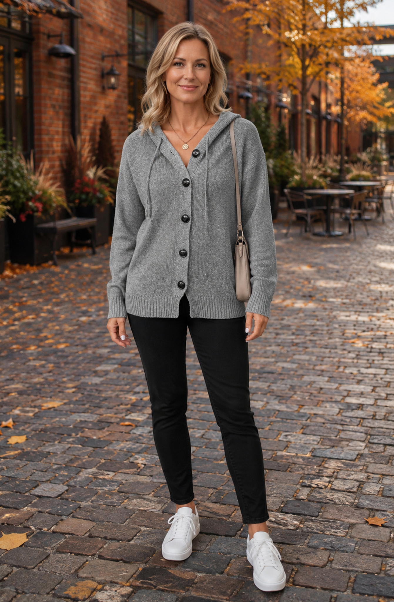 Aveline™ | Hooded Knit Cardigan
