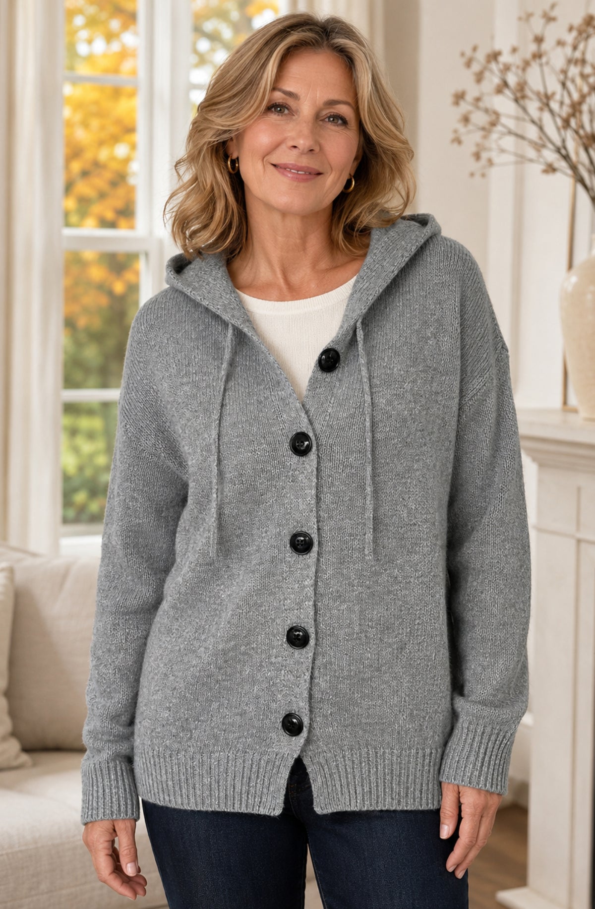 Aveline™ Hooded Knit Cardigan