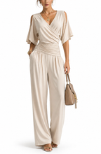 Amélie™ | Wrap-Effect Wide-Leg Jumpsuit