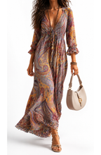 Camilla™ | Bohemian Paisley Maxi Dress