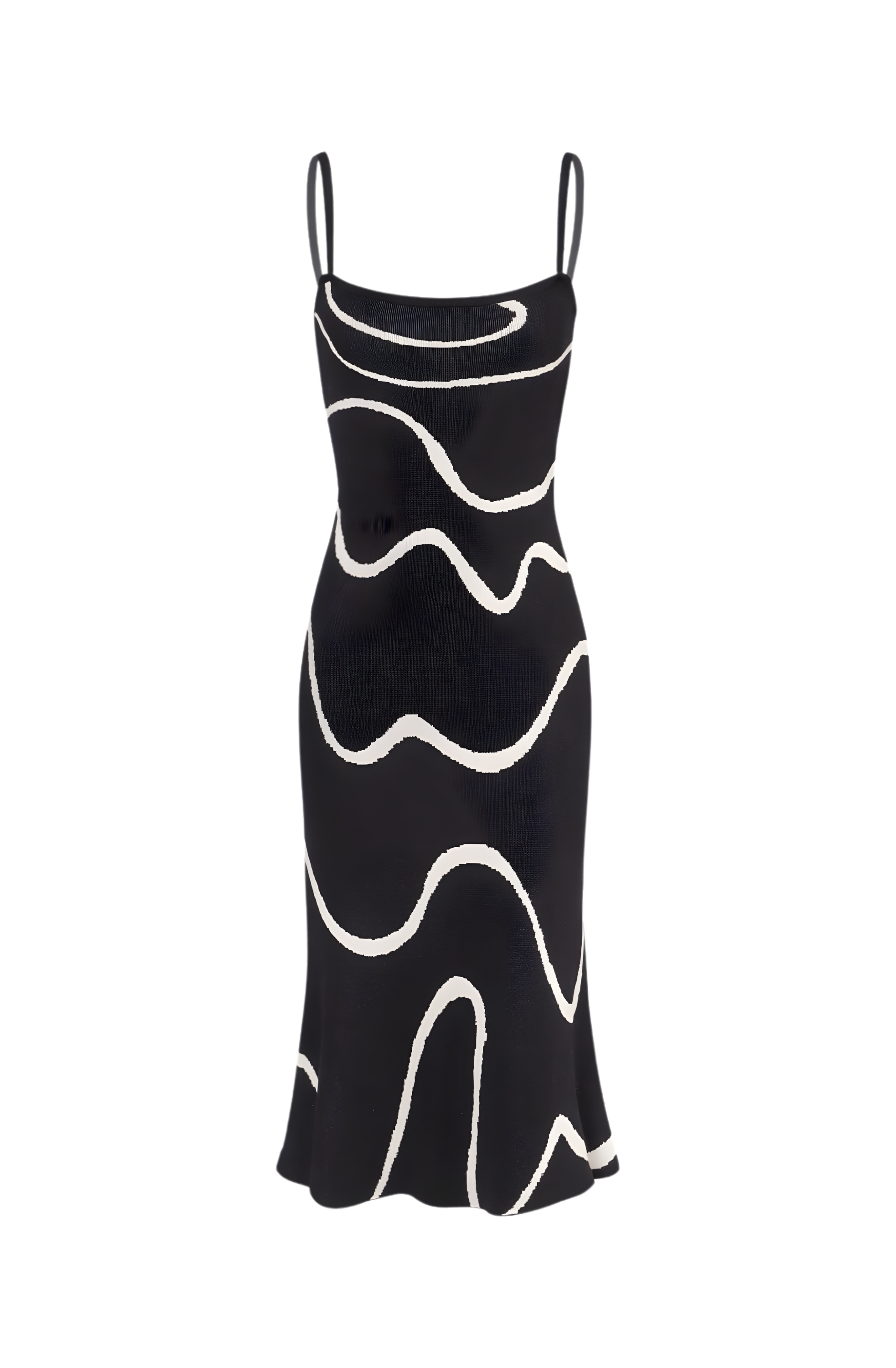 Serena™ | Sculpted Wave Maxi Dress