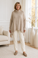 Elowen™ Asymmetrical Turtleneck Sweater