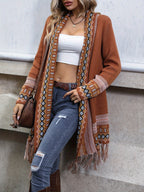 long boho vest