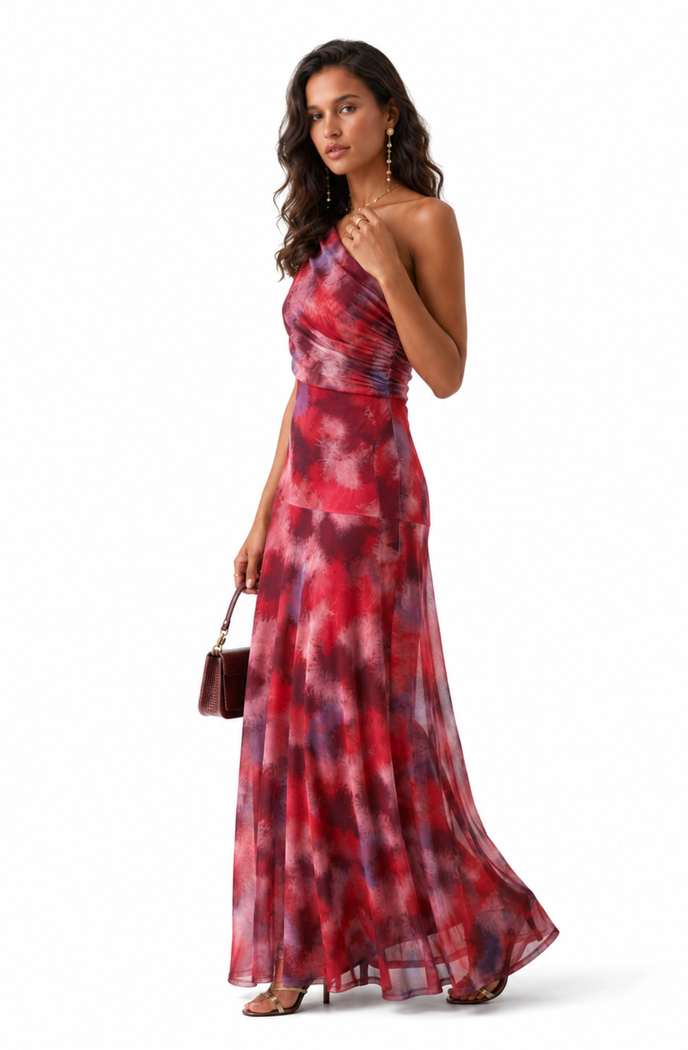 Liana™ | Draped Off-Shoulder Maxi Dress
