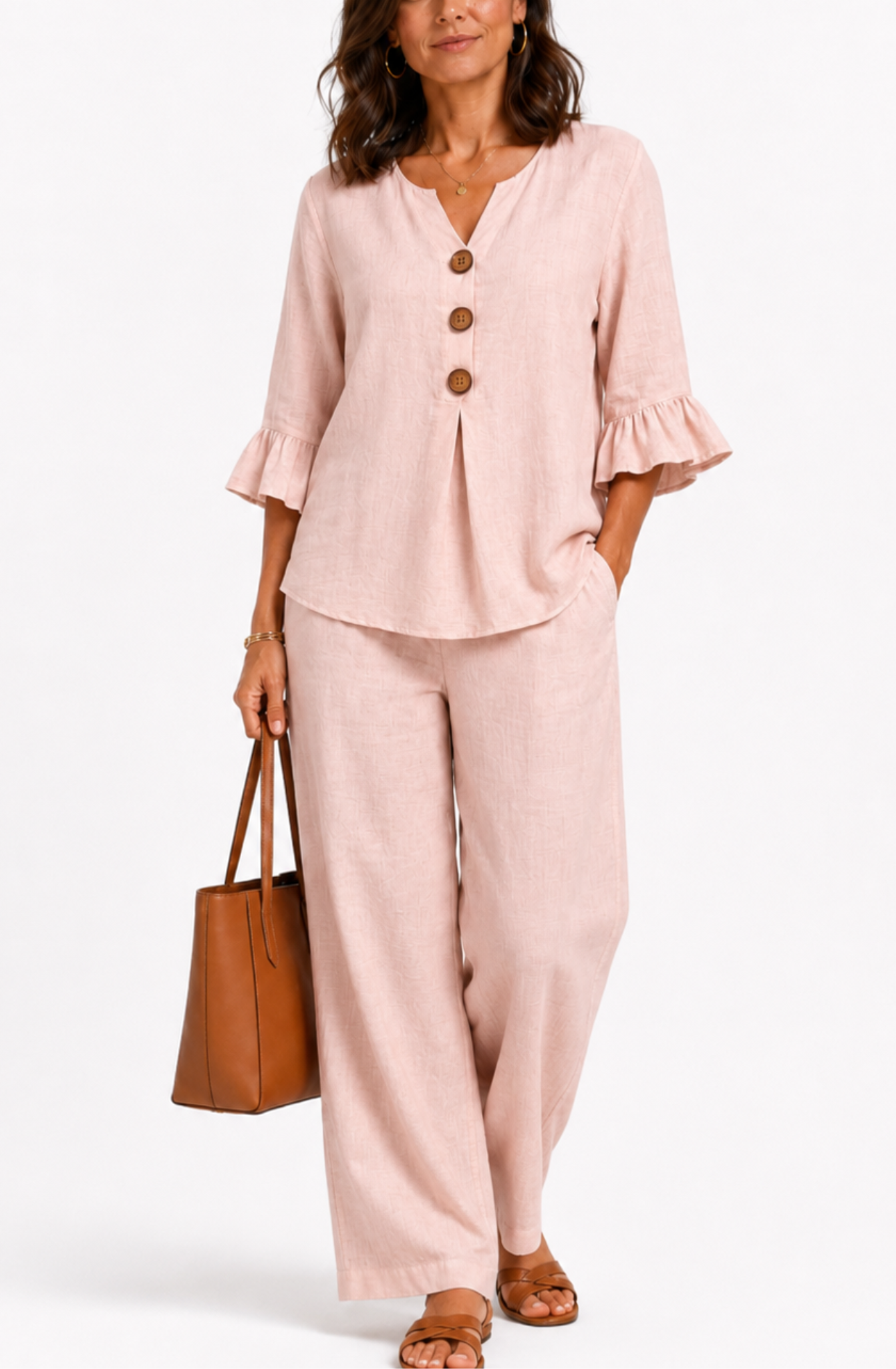 Amelia™ | Effortless Ruffle Two-Piece Set