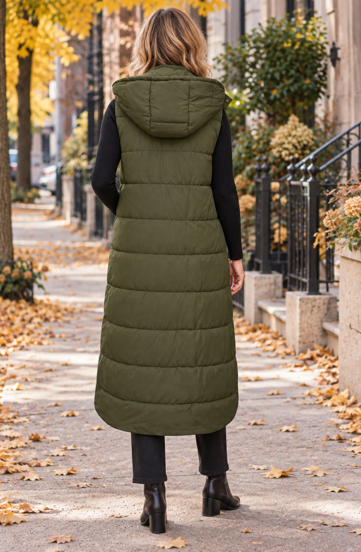 Norelle™ Longline Hooded Puffer Vest