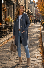 Élodie™ | Elegant Long Knit Cardigan