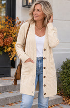 Charlotte™ Cable Knit Long Cardigan