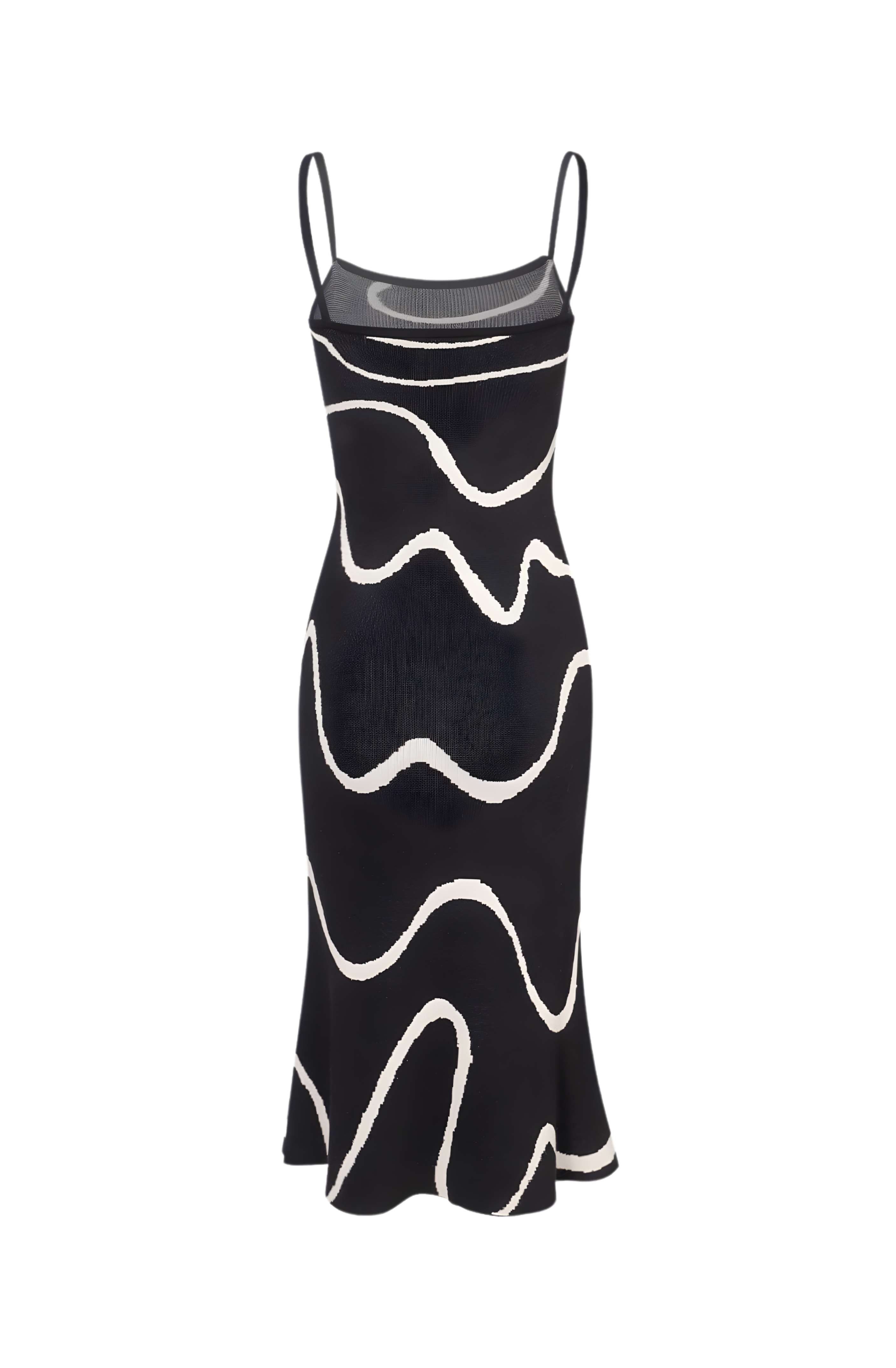 Serena™ | Sculpted Wave Maxi Dress