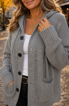 Aveline™ | Hooded Knit Cardigan