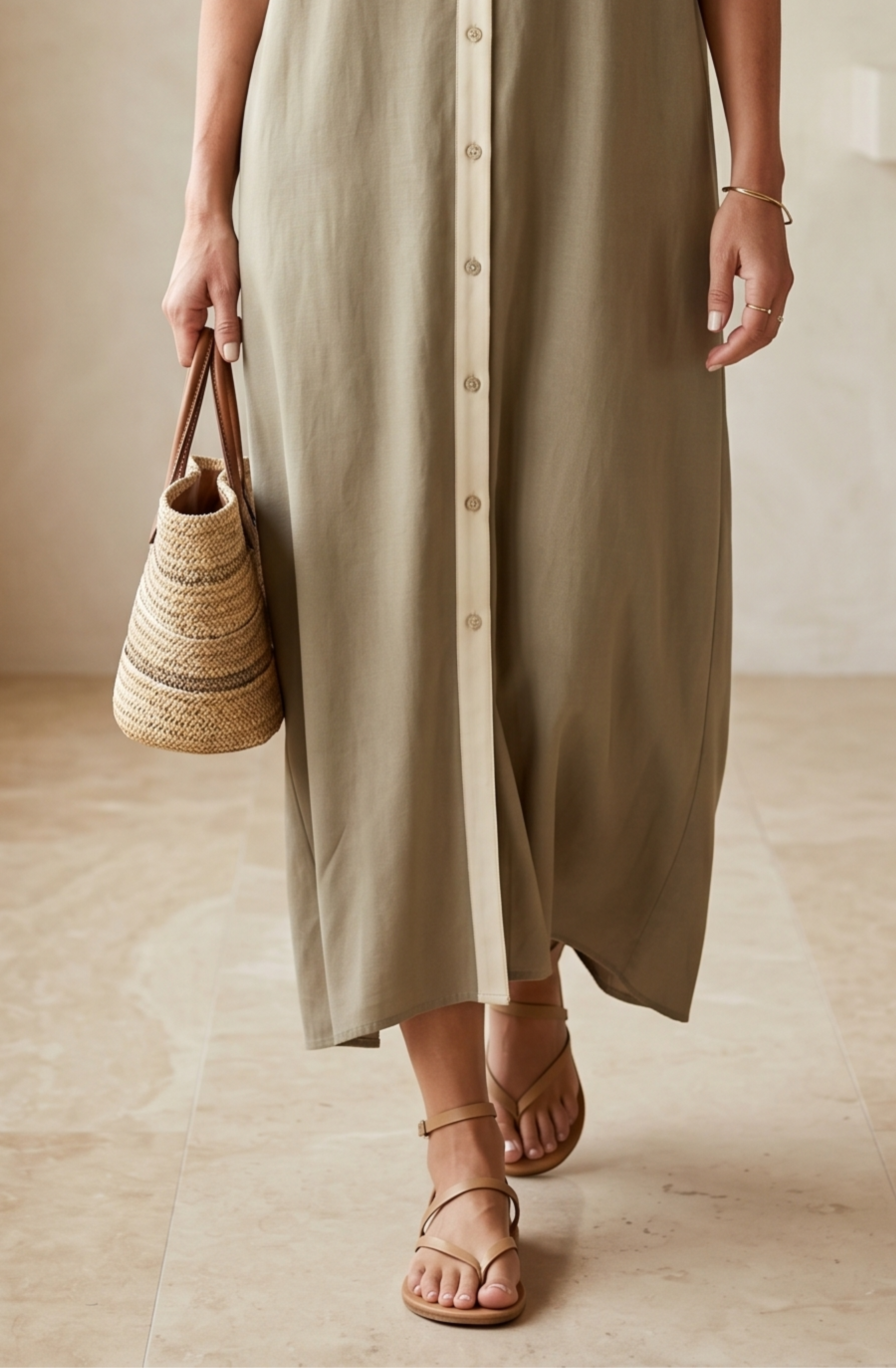 Amelia’s™ | Effortless Linen Shirt Dress