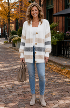 Aurélie™ Soft Stripe Knit Cardigan