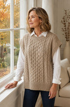 Camille™ Cable Knit Sweater Vest