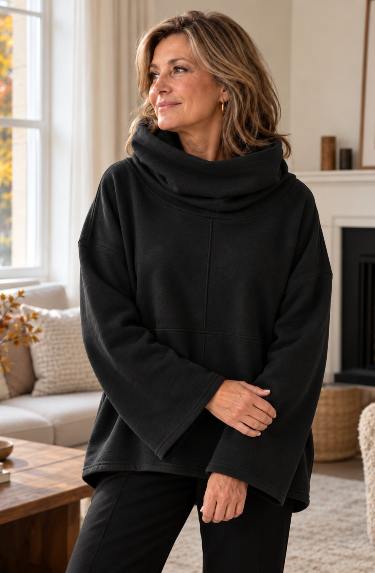 Aveline™ Cozy Cowl-Neck Pullover