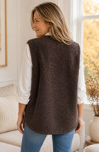 Liora™ Cozy Teddy Button Vest