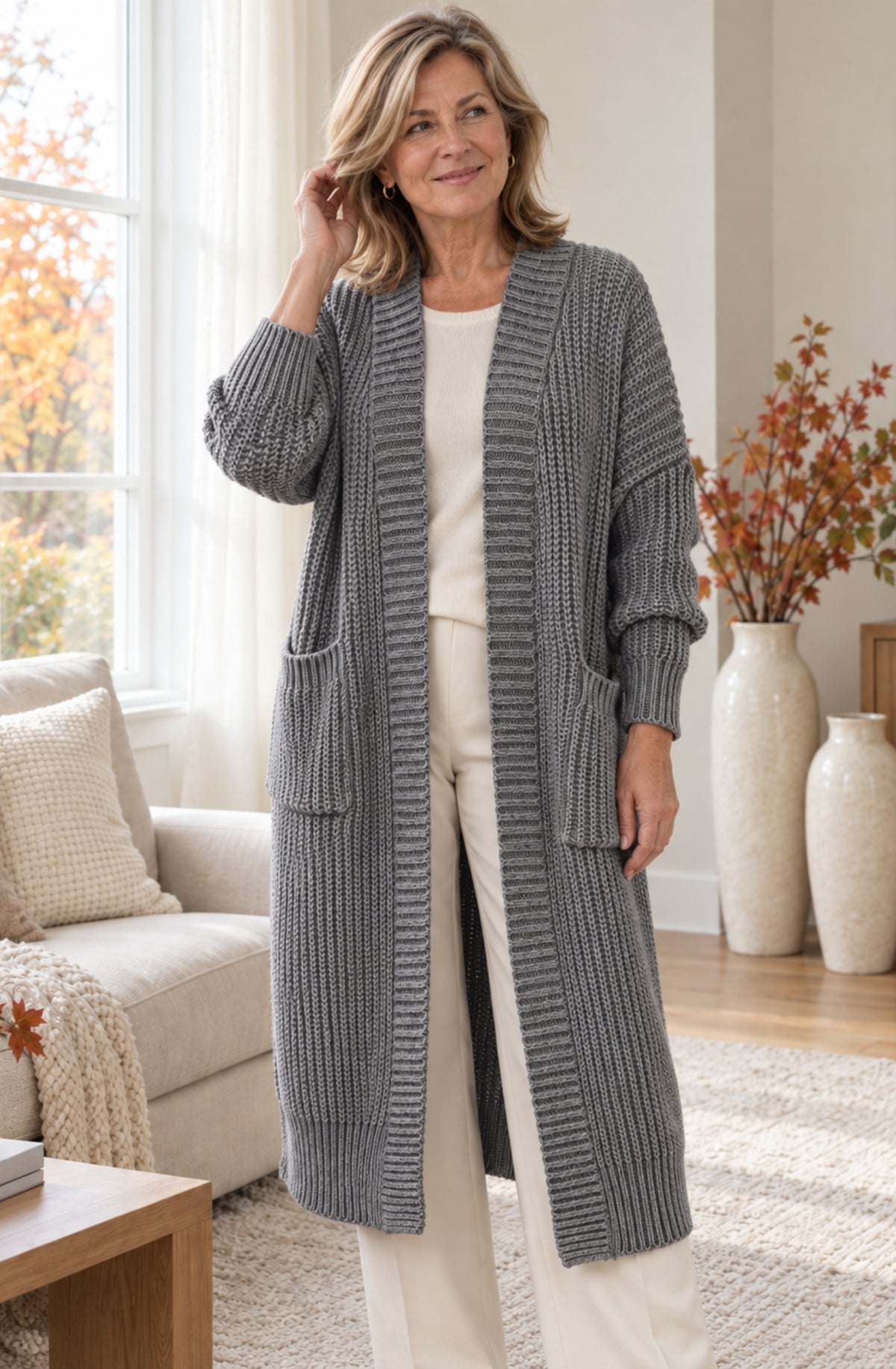 Marielle™ Longline Knit Cardigan