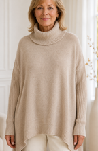 Elowen™ Asymmetrical Turtleneck Sweater