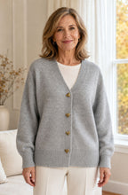 Amélie™ Heart-Button Knit Cardigan