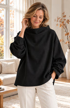 Élise™ Funnel-Neck Relaxed Sweater