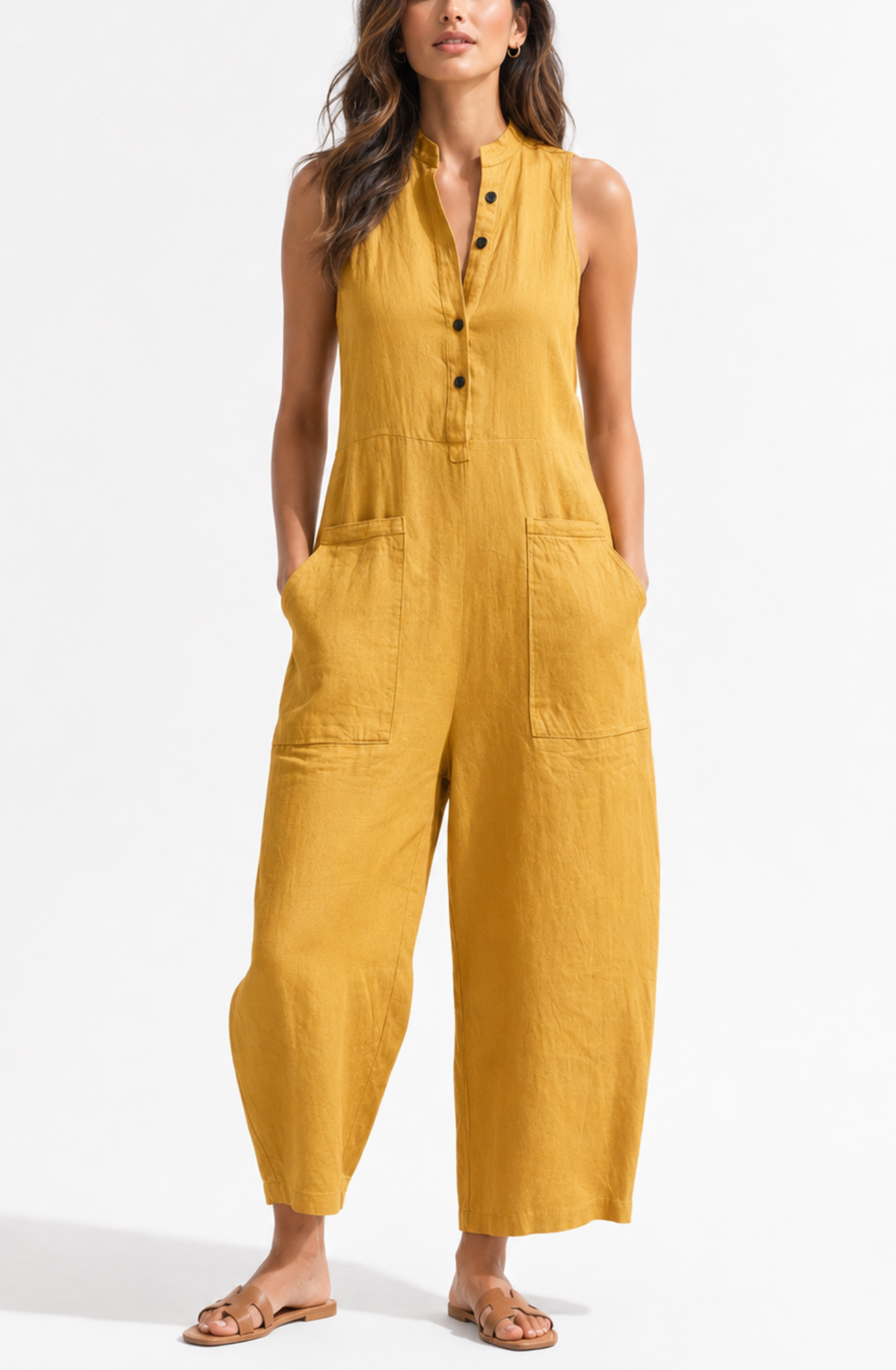 Elena’s™ | Effortless Linen Jumpsuit