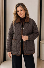 Elowen™ Quilted Corduroy Collar Jacket