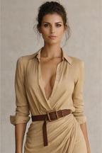 Isabella’s™ | Elegant Belted Maxi Dress