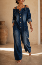 Mila™ | Relaxed Denim Jumpsuit
