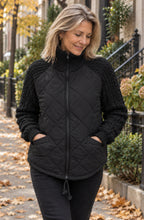 Sienna™ Quilted Knit Zip Jacket