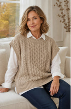 Camille™ Cable Knit Sweater Vest