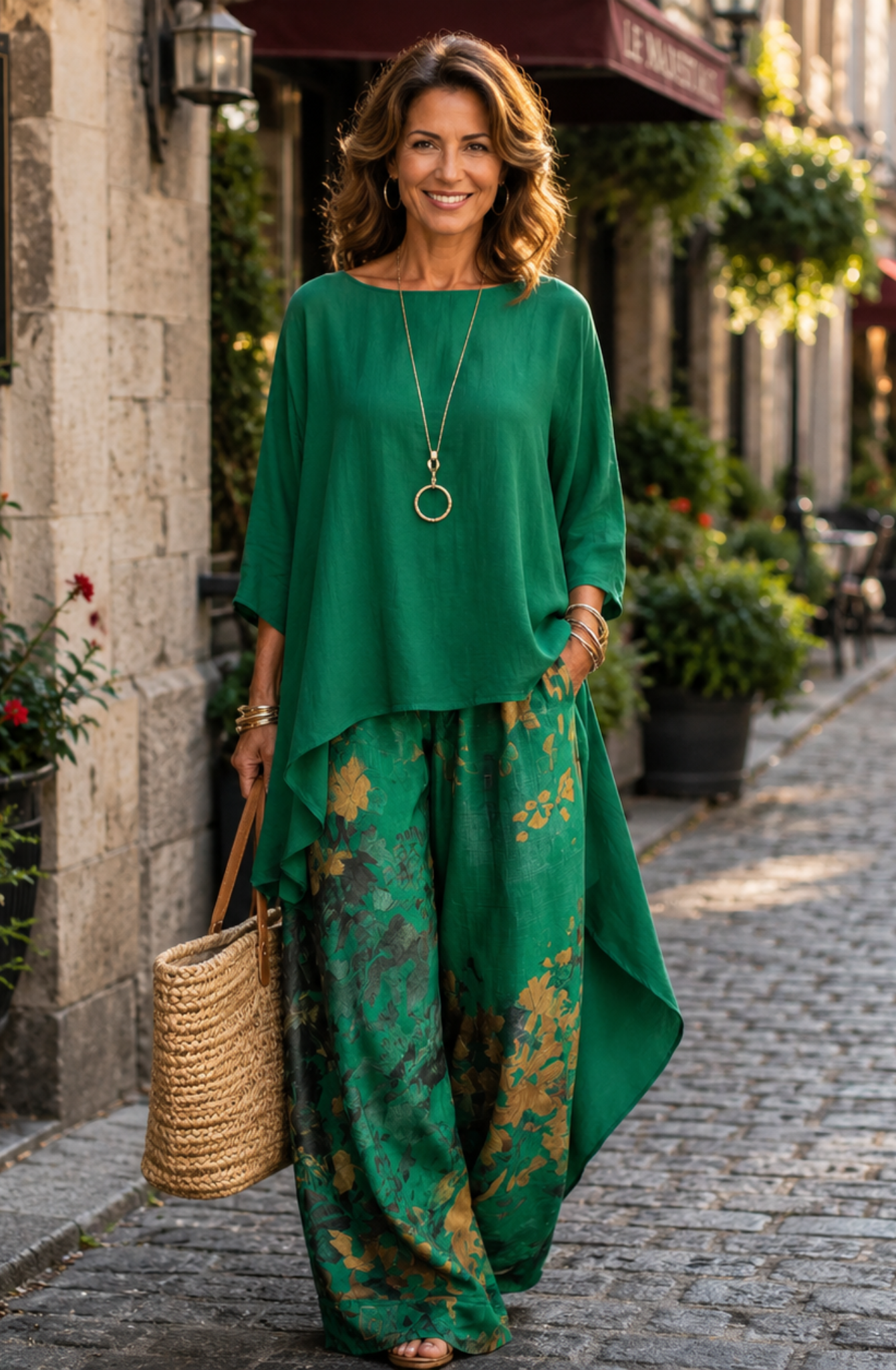 Florence™ Elegant Asymmetric Two-Piece Set