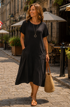 Aveline™ | Effortless Pocket Midi Dress