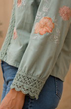 Elara’s™ | Boho Lace Floral Blouse