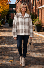 Paula | Dames pluche fleece winterjas