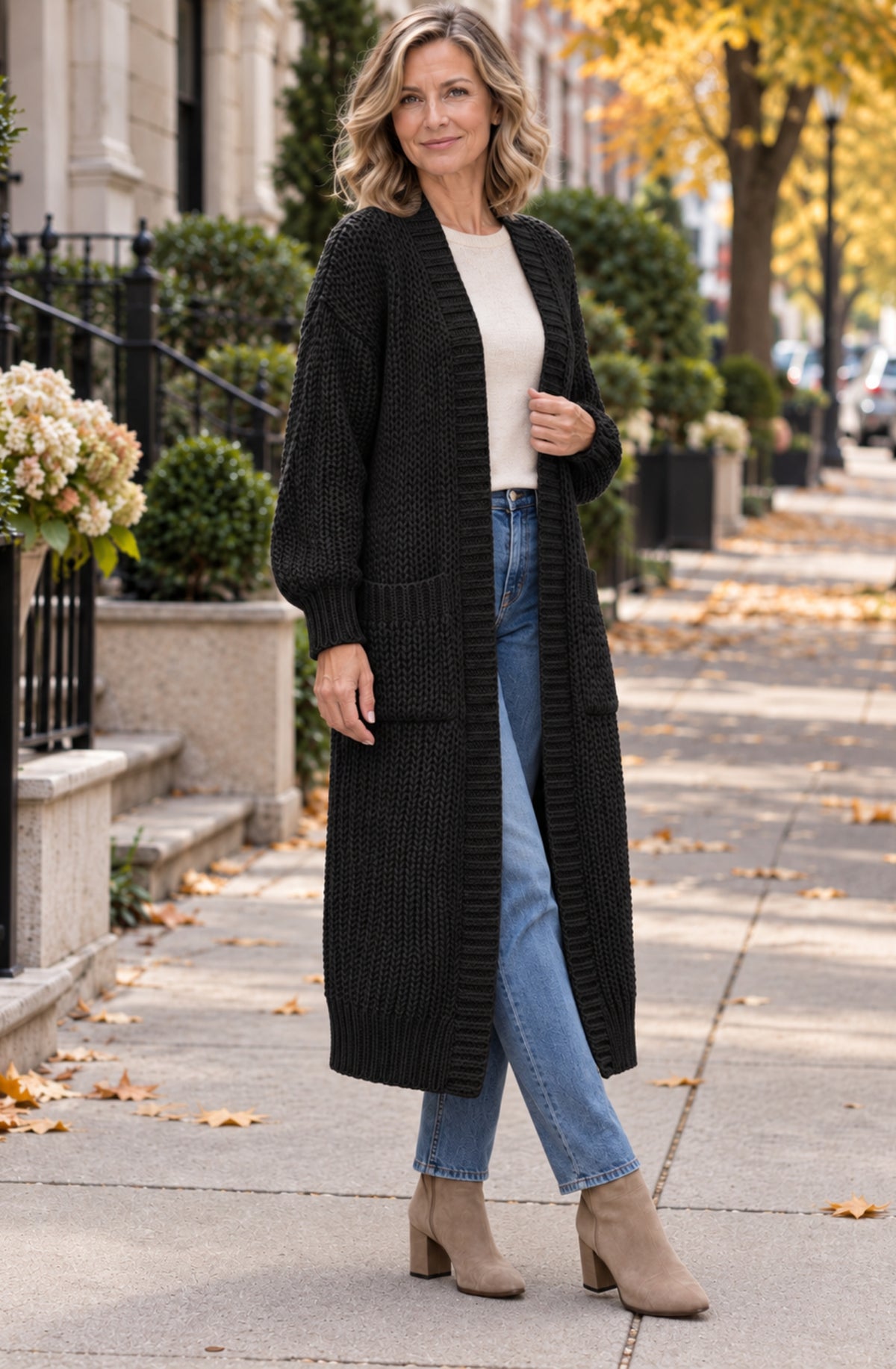 Marielle™ Longline Knit Cardigan