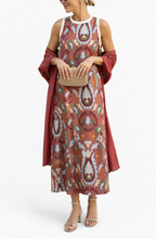 Serena™ | Printed Maxi Dress & Cardigan Set