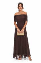 Liana™ | Draped Off-Shoulder Maxi Dress