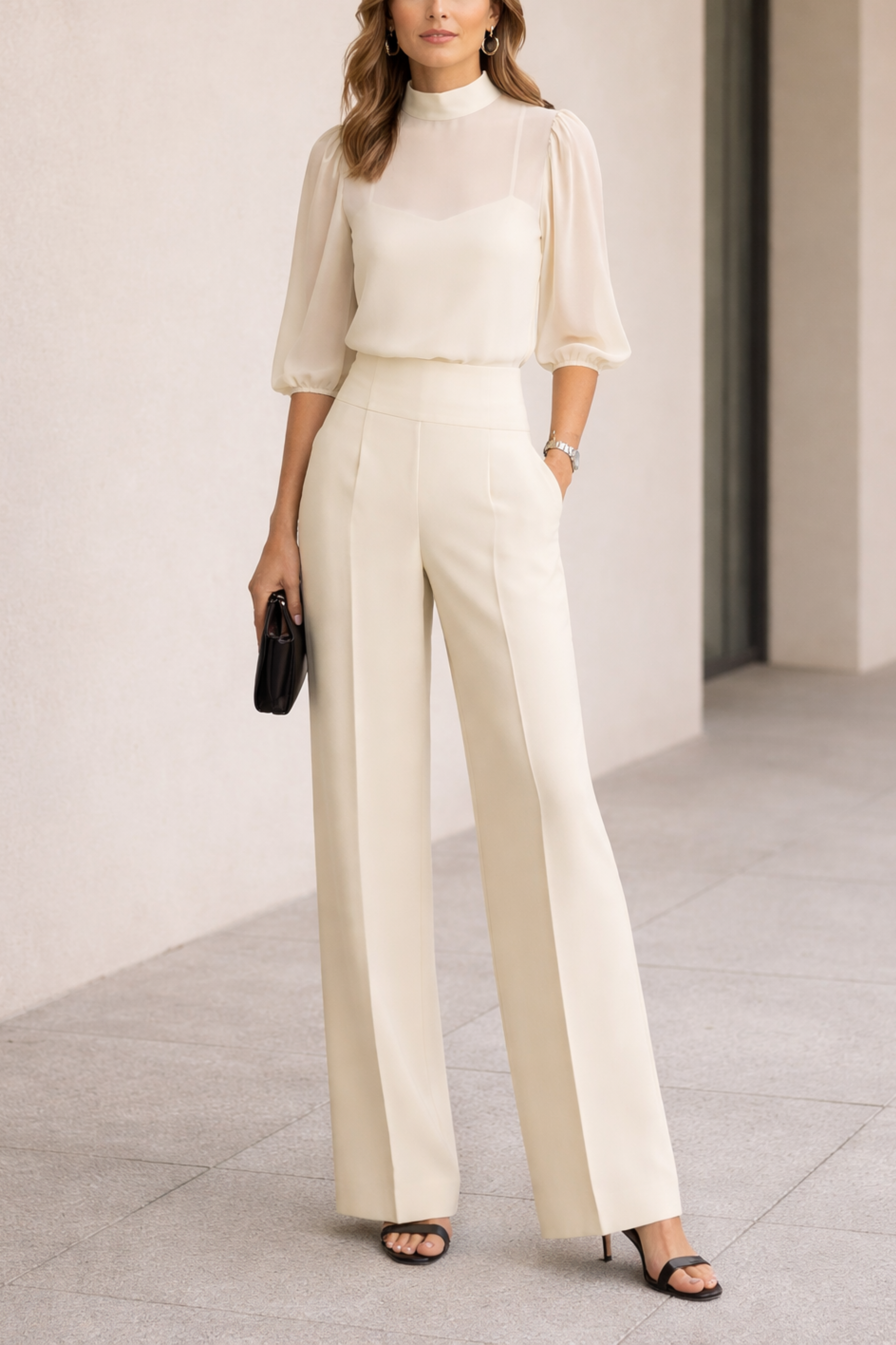 Elena’s™ | Effortless 3-Piece Wide-Leg Set