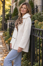 Marlowe™ Cozy Leopard Teddy Coat