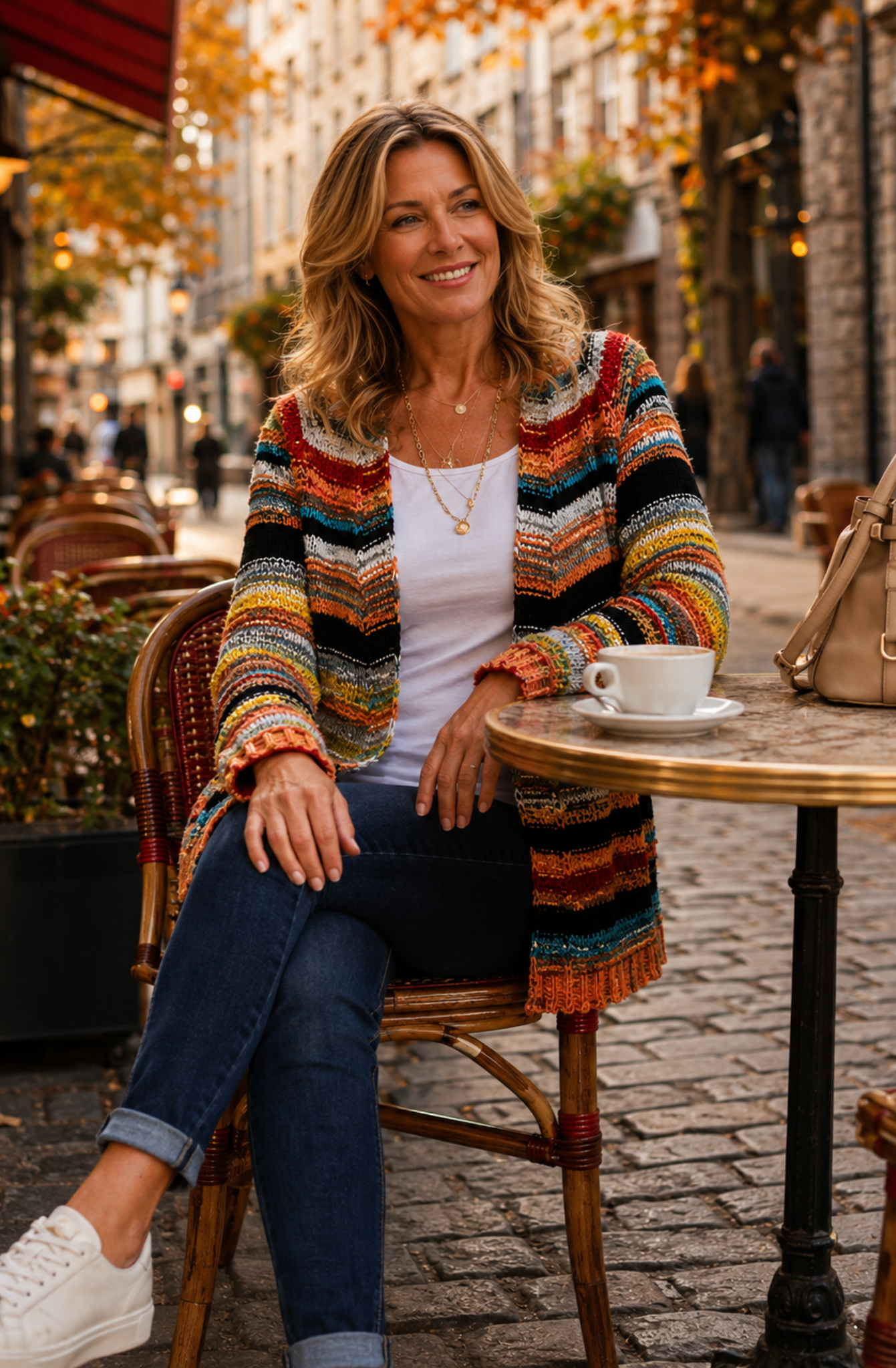 Maribel™ | Colourful Knit Cardigan