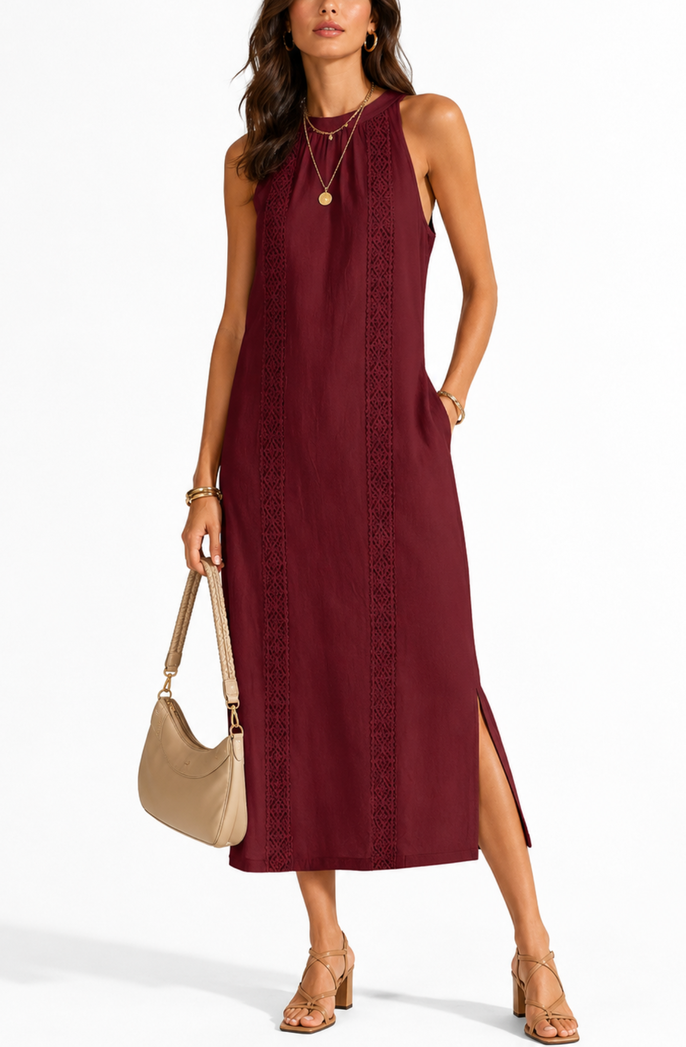 Jimena’s™ | Effortless Lace Midi Dress