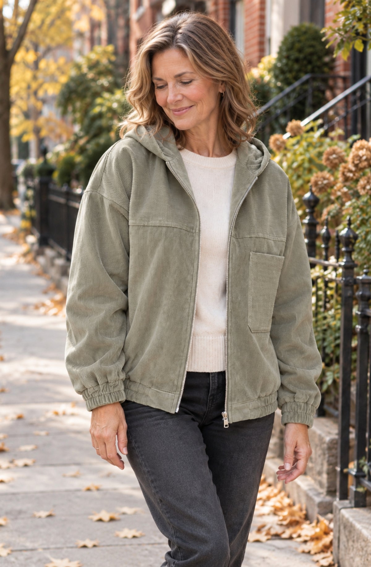 Marlowe™ Corduroy Zip Jacket